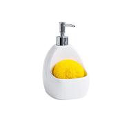 Soap Dispenser Ceramic Dual-purpose Soap DispenserBathroom Dispenser Kitchen with Pump Refillable DispenserLarge Capacity 22oz 700ml White Bathroom Accessories