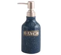 Soap Dispenser, Ceramic Soap Dispenser With Pump, Refillable 400ml Hand And Lotion Bottle For Bathroom Vanity Countertop, 14oz Capacity 1pcs(Sapphire Blue)