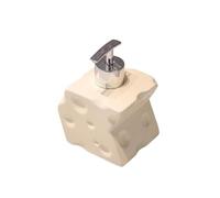 Soap Dispenser for Bathroom Cheese Press Toilet Laundry Detergent Shampoo Body Wash Empty Bottle Hotel Aesthetic Kitchen Decor(White,S)