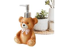 Soap Dispenser for Kitchen Sink, Refillable Container with Pump 350ml Bear Design | Laundry Soap Dispenser | Use in Kitchen Bathroom Shower and Home Countertops