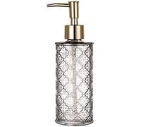 Soap Dispenser Geometric Shape Design Soap Dispenser with Golden Pump Ceramic Manual Dispenser Pump 380ML/12.8OZ Lotion Pump Bottle Hand Soap Dispenser Dish Soap Dispenser (Color : OneColor)