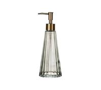 soap dispenser Glass Shampoo Bottle Retro Hand Sanitizer Press Soap Dispenser Bathroom Decoration Accessories(B-8x22cm)