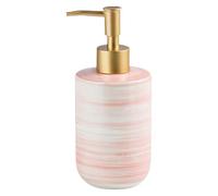 Soap Dispenser, Gradient Design Ceramic Refillable Soap Lotion Shampoo Dispenser With Pump For Bathroom Vanity And Shower, 350ml/12.3oz, 1pcs(Pink)