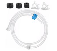 Soap Dispenser Kit for Sinks - Complete Hose Under Sink Tap - Refillable Soap Dispenser Hose Kit with 120 cm Hose and Non-Return Valve