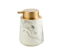 soap dispenser Light Luxury Ceramic Bubble Bottle Hotel Club Bathroom Push Soap Dispenser Soap Dispensers(Gris)