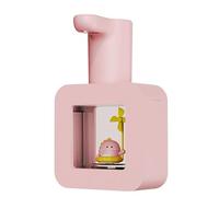 Soap Dispenser Manual Pump,400ml/13.53Oz Automatic Soap Dispenser,20s Light Reminder Function Touchless USB Foaming Soap Dispenser Refillable Wash Hand Liquid for Home Bathroom School