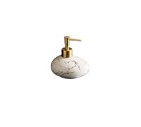 Soap Dispenser Marble-patterned Body Lotion/soap Dispenser Bottle, Suitable For The Bathroom Or Kitchen(White)