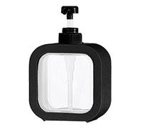 Soap Dispenser Plastic Clear Washing Up Liquid Dispenser with Pump 18oz/500ml Refillable Jar Dispenser for Bathroom Kitchen Sink