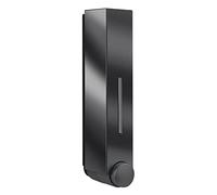 Soap dispenser, Plastic Shampoo and Soap Dispenser 420ML Wall Mounted Bathroom Liquid Soap Dispenser Washing Lotion for Kitchen Bathroom Black Single