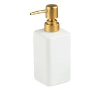 Soap Dispenser,Pump Dispenser Bottles,Countertop Lotion Pump Dispenser Ceramic Container Shower Soap Liquid Bottle 320ml/11.2oz (Color : White) (White