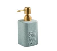 soap dispenser Refillable Soap Dispenser Kitchen Dish Ceramic Countertop Dispensing Bottle hand soap container(Blue)