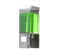 Soap Dispenser, Soap Dispenser Non-punching Manual Press Wall Mounted Transparent Traceless Paste(A2)