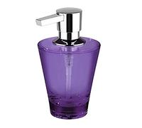 Soap Dispenser Soap Lotion Dispenser Acrylic Soap Dispenser, Clear Soap Dispenser With Wide Opening For Kitchen And Bathroom Soap Dispenser Kitchen Bathroom-Purple-200ml