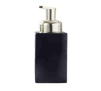 Soap Dispenser Soap Lotion Dispenser Ceramic Liquid Pump Bottle Manual Dispenser Soap Dispenser Soap Dispenser Kitchen Bathroom-Black-420ml