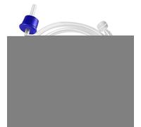 Soap Dispenser Tube Kit for Sink - 120cm Silicone Extension Hose, Long Shampoo Conversion Tube for Home and Hotel, Under Counter Soap Dispenser System