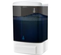 Soap Dispenser Wall Mount, 33oz Manual Hand Soap Dispenser for Bathroom, Commercial Refillable Shampoo and Conditioner Dispenser for Kitchen Restaurant Hotel Black