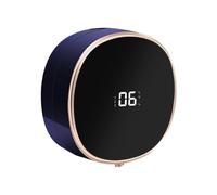 Soap Dispenser Wall Mount Automatic Foam Soap Dispensers Electric Foam Machine Liquid Dispens(Dark Blue)