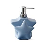 Soap Dispensers Push-type Ceramic Kitchen Bathroom Soap Dispenser Household Bottling Bottle Suitable for all Kinds of Liquid 400ml Pure Color Soap Dispenser