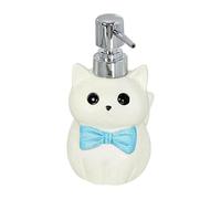 Soap Dispensing Cute Cat Dispenser Bottles For Body Soap Refillable Hand Pump Containers New Home Essentials(Blu)