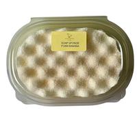 Soap Filled Exfoliating Foam Banana Fragrance 150g Sponge with Reusable Holder