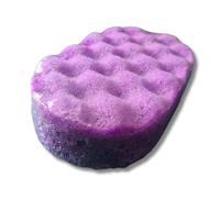 Soap Filled Exfoliating Sponge Fruit and Sweet Scented (Parma Violet)
