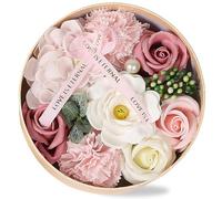 Soap Flower Bouquet Box - Handmade Rose Soap Gift Set, Luxurious Fake Flower Arrangement for Romantic Occasions, Ideal for Valentine's, Anniversary, Christmas, Mother's Day & Love Confession