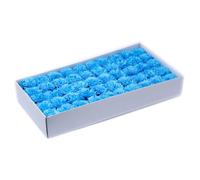 Soap Flowers 10x of Carnations Sky Blue Craft Soap Flowers