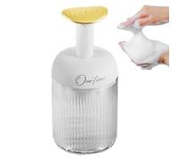 Soap Foam Dispenser, Clear Hand Foam Soap Dispenser - Refillable Decorative Foam Bottle, Bathroom Foam Pump for Liquid Soap, Shampoo, Face Wash, Hand Soap Dispenser for Bathroom