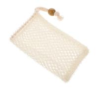 Soap Foaming Pouch Drawstring Bag Nylon Mesh for Shower Use | Hangable Design, Porous Fabric, , Beige Colour, Universal Fit for Facial Soap and Body Skin Random Color