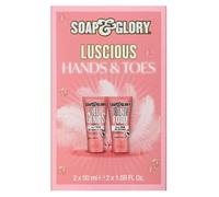 Soap & Glory Gift Set, Hand Food™ and Heel Genius™ Cream Duo, 50ml Each, with Shea Butter, Grape Seed Oil, Macadamia Oil