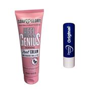 Soap Glory HEEL GENIUS Foot Cream 125ML With Free Original Lip Balm