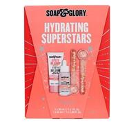 Soap GLORY Hydrating & Soothe Superstars Gift Set, 30ml Serum, 50ml Day Lotion, Face Globes by SoapGlory