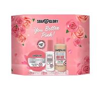 Soap Glory Original Pink Mini Gift Set, 3 Piece, Body Butter with Shea Butter and Aloe Vera, Fruity Floral Fragrance