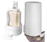 Soap Grinder Dispenser, Bar Soap Dispenser, Wall-Mounted Bar Soap Box, Bar Soap Holder Case For Shower, 3 Levels Powder Adjustable, No Drilling Waterproof Soap Container Soap Grinding