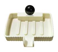 Soap Holder,Anti-slip Water Draining Soap Box with Water Guide Groove for Kitchen Sink Bathroom Shower Travel