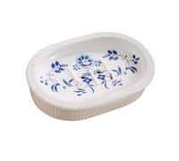 Soap Holder Chinese Style Soap Holder Ceramics Hand-painted Pattern Dishes For Bar Porcelain Apartment Essentials Decor(D)