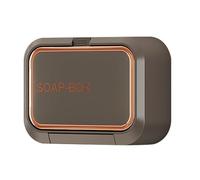 Soap Holder for Shower - Upstream Soap Case | Soap Container | Rail Storage Organizer for Steam Insulation Adhesive for the Sink