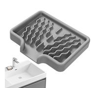 Soap Holder - Silicone Soap Dish | Shower Soap Holder | Shower Soap Dish Mats | Non-Slip Soap Holder Flexible | Sink Wash Trays | Kitchen Storage Accessories for Dispenser, Scrubber, Cup