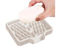Soap Holder - Silicone Soap Dish | Shower Soap Holder | Shower Soap Dish Mats | Non-Slip Soap Holder Flexible | Sink Wash Trays | Kitchen Storage Accessories for Dispenser, Scrubber, Cup