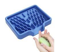 Soap Holder - Silicone Soap Dish | Shower Soap Holder | Shower Soap Dish Mats | Non-Slip Soap Holder Flexible | Sink Wash Trays | Kitchen Storage Accessories for Dispenser, Scrubber, Cup