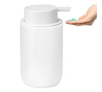 Soap Liquid Dispenser Ceramic with Easy-to-Press Pump Hand Liquid Dispenser (Can't Foam) for Shampoo Bathroom Countertop 13.5 oz