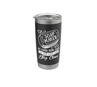 Soap Maker My Hands Work Hard Loves Soap Crafting Soapmaking Stainless Steel Insulated Tumbler