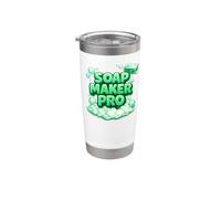 Soap Maker Pro At Heart Funny Soap Making Cold Process Shirt Stainless Steel Insulated Tumbler