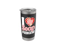 Soap Making Crafting Heart I Love Soap Making Stainless Steel Insulated Tumbler