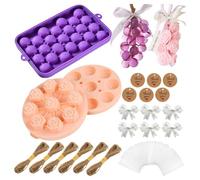 Soap Making Kit Grape and Flower Candle Crafts Supplies