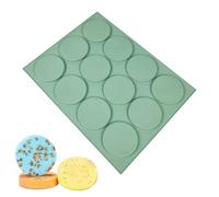 Soap Making Molds | 12 Round Cavities for Craft Soaps,Reusable Tray for Plaster and Decorative Crafts, Daily Use, Bath Bombs, Wax, Workshops And Home Decor