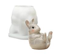 Soap Making Molds | 3D Easter Bunny Silicone Mould - Phone Holder Mold,for Making Soap Resin Craft Wax Clay Home Easter Decoration Art Crafts