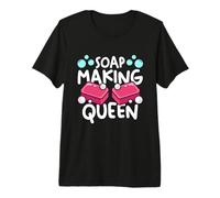 Soap Making Queen Natural Ingredients Soap Dealer Soapmaking Premium T-Shirt