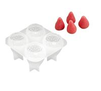 Soap Making Supplies Set for Soap Crafting with Strawberry Rose Shape Silicone Twine Rope Wrapping Ribbons Making Set