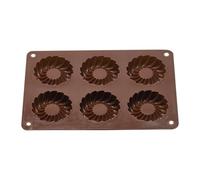 Soap Mold - Non-Stick Candy Mould | Reusable Silicone Baking Tray with 6 Cavities for Chocolate, Cake, Jelly, Ice Cubes, Mousse, Handmade Soap, Pastry, and Desserts, Durable Baking Gadget for Kitchen